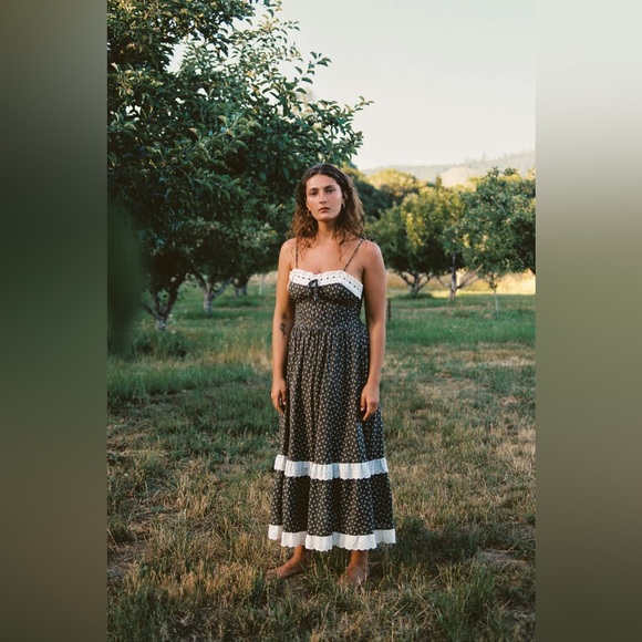 NWT Christy Dawn Emma Dress in Night Strawberry (M) - Picture 6 of 9